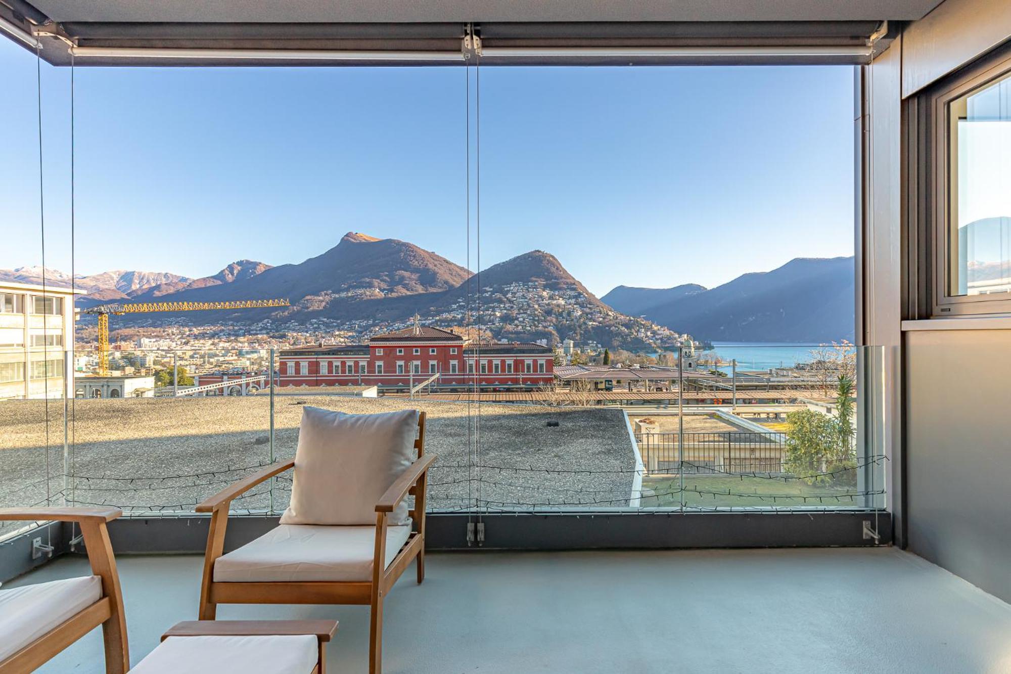 Imperial Of Lugano 3 With A Lake View Behind The Station And 10 Min From The Lake Of Лугано Экстерьер фото